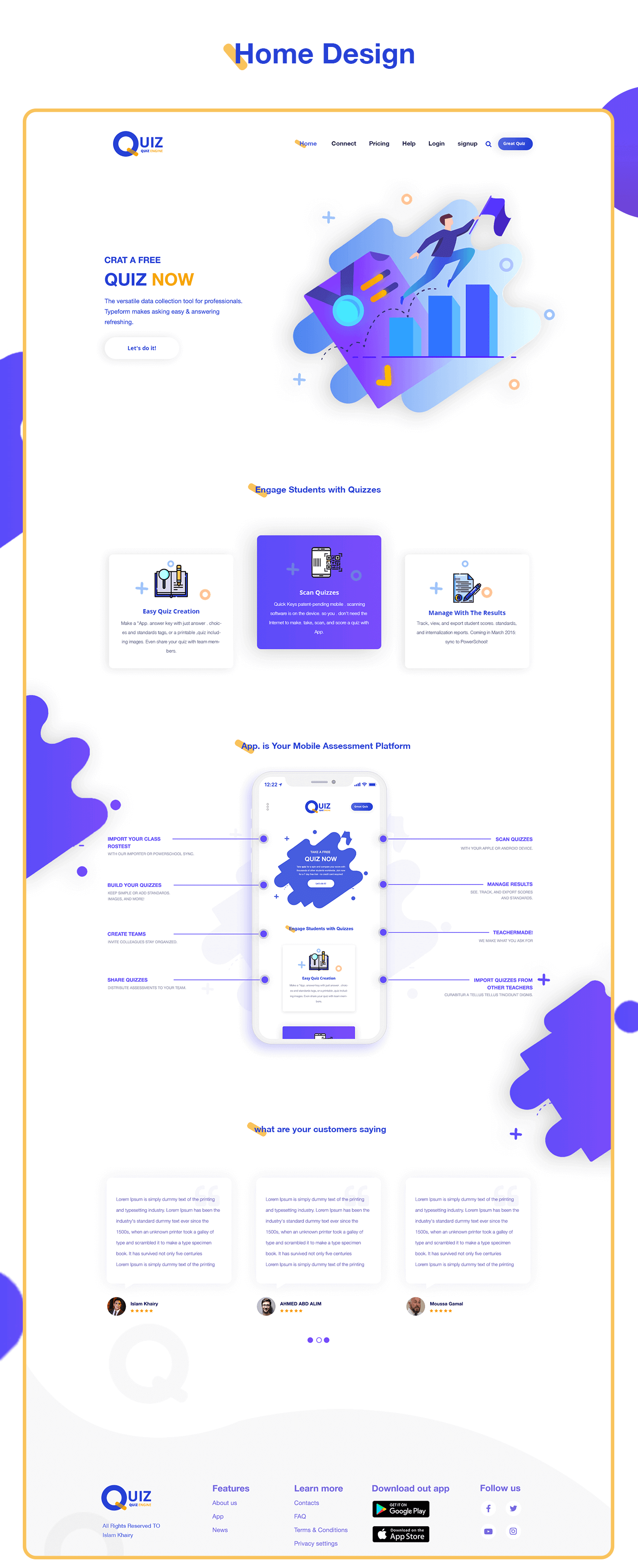 Quiz Engine Website