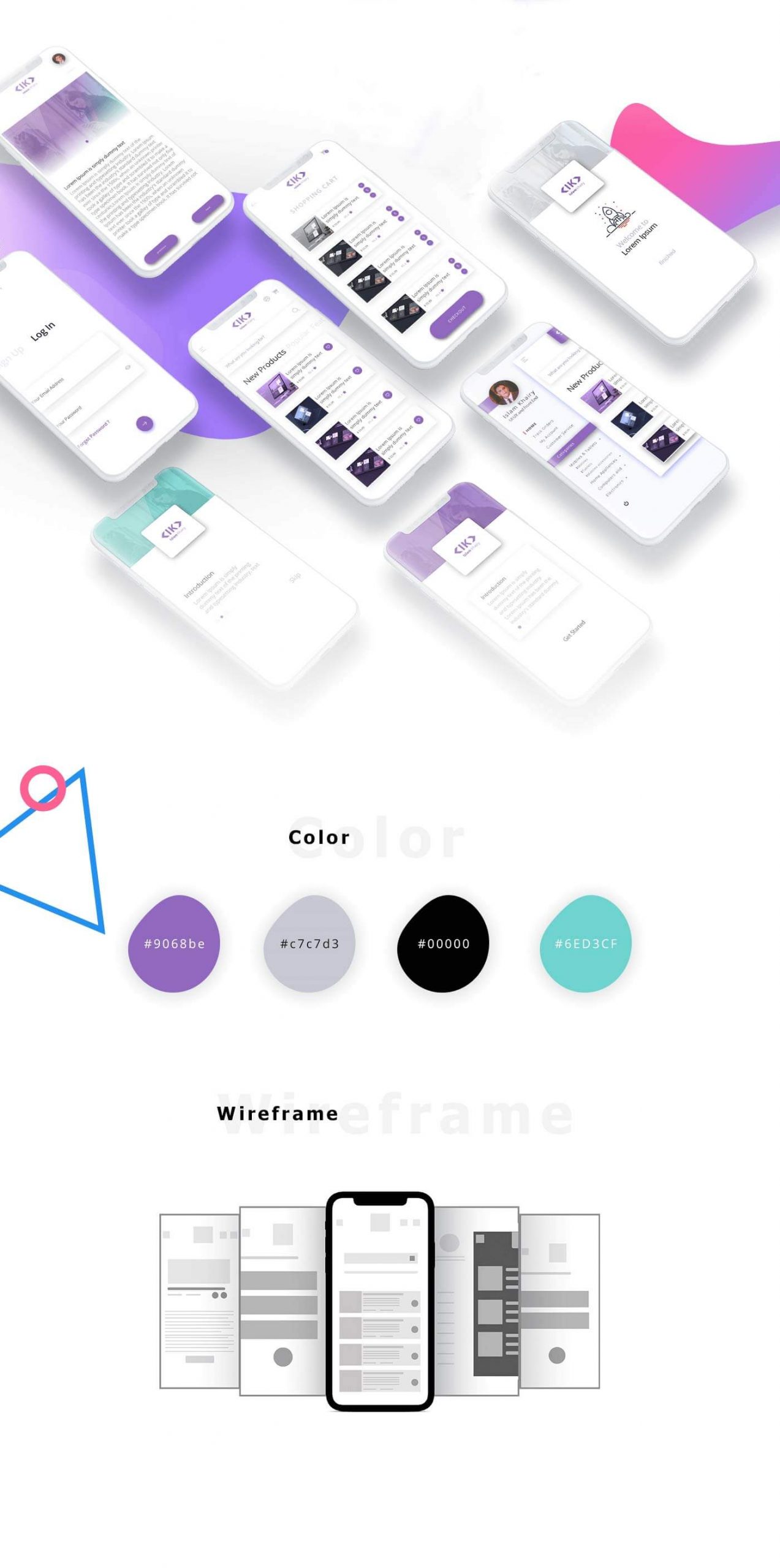 Ecommerce Mobile User Interface Design