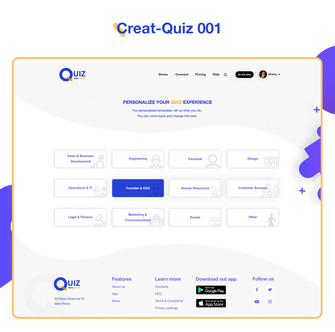 Quiz Engine Website